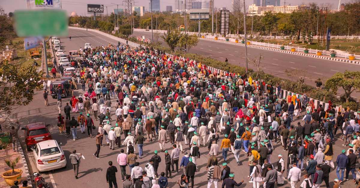 किसानों के 13 फरवरी 'दिल्ली चलो मार्च' के आह्वान पर दिल्ली बॉर्डर पर धारा 144 लागू