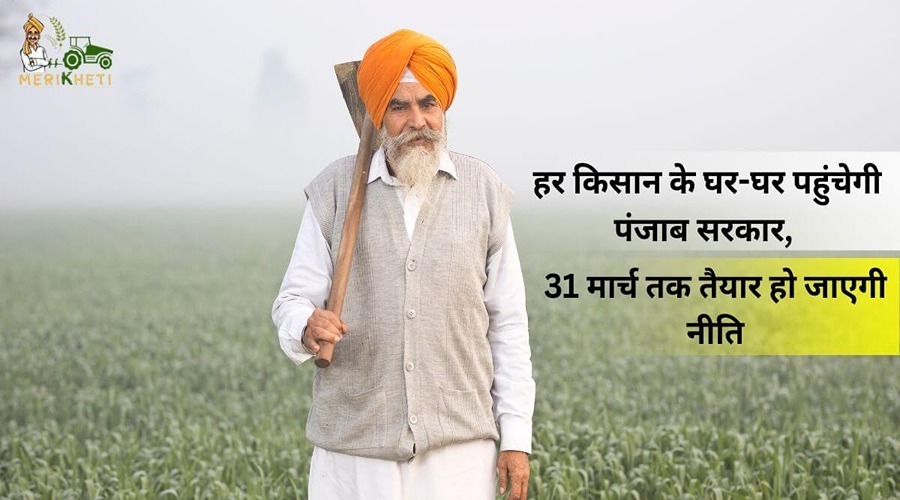 हर किसान के घर-घर पहुंचेगी पंजाब सरकार, 31 मार्च तक तैयार हो जाएगी नीति