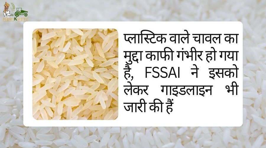 प्लास्टिक वाले चावल का मुद्दा काफी गंभीर हो गया है, FSSAI ने इसको लेकर गाइडलाइन भी जारी की हैं