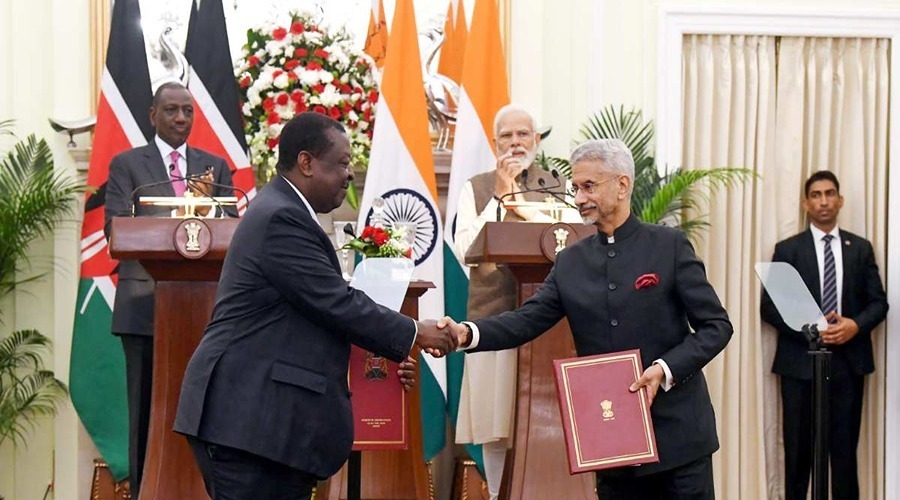 The Indian government gives the agriculture sector in Kenya a gift worth 250 US dollars